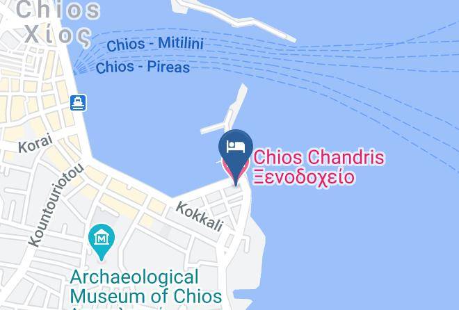 Khios - Chios Chandris Maps