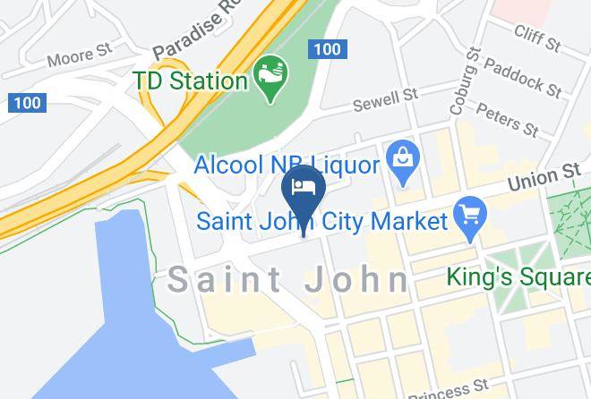 Saint John - Chipman Hill Suites Union St Maps