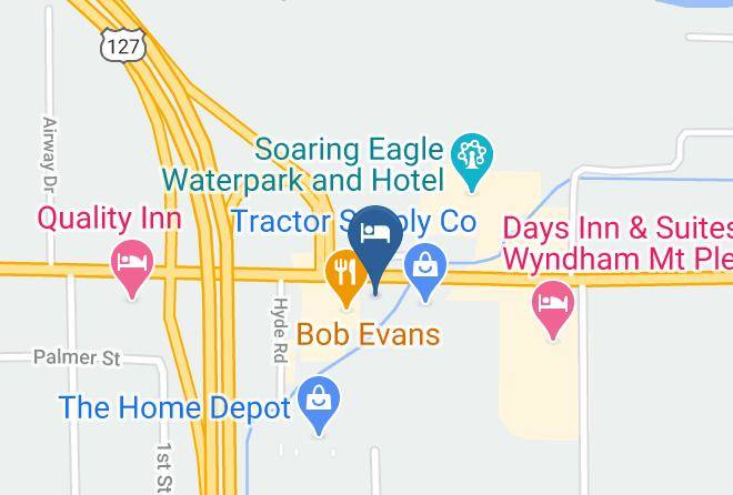 Isabella County - Chippewa Motel Mount Pleasant Maps