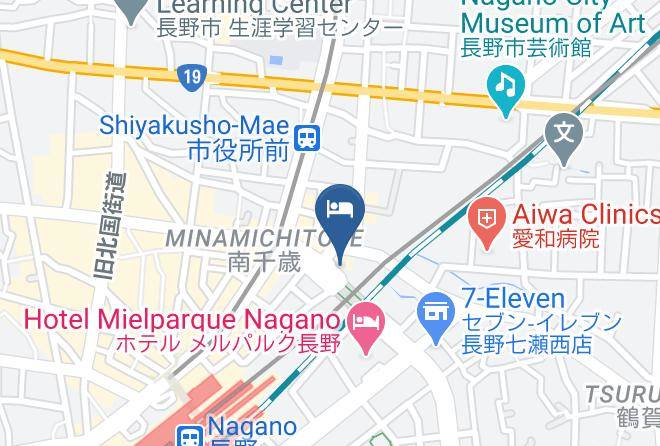 Nagano City - Chisun Grand Nagano Maps