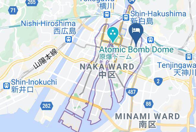 Hiroshima City Naka Ward - Chisun Hotel Hiroshima Maps