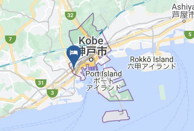 Kobe City Chuo Ward - Chisun Hotel Kobe Maps