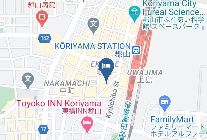 Koriyama City - Chisun Hotel Koriyama Maps
