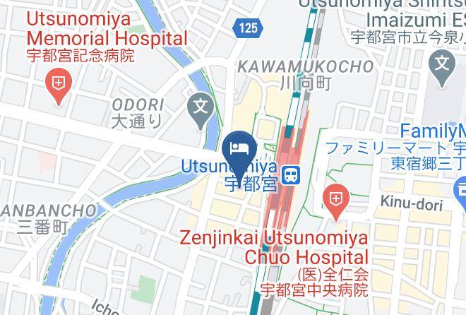 Utsunomiya City - Chisun Hotel Utsunomiya Maps