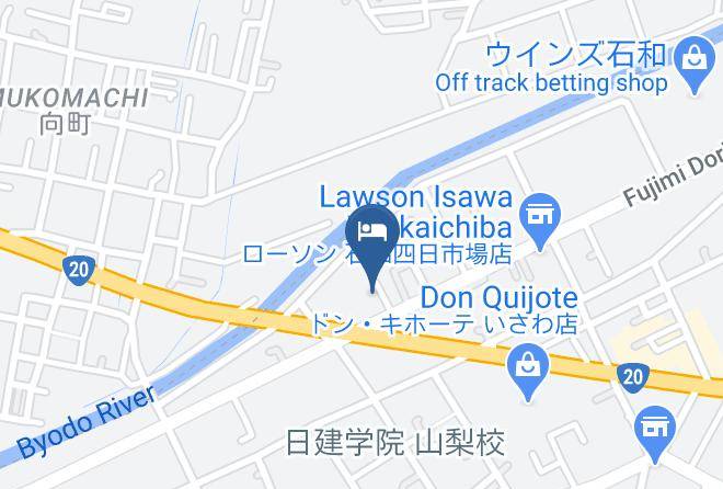 Fuefuki City - Chisun Inn Kofu Isawa Maps