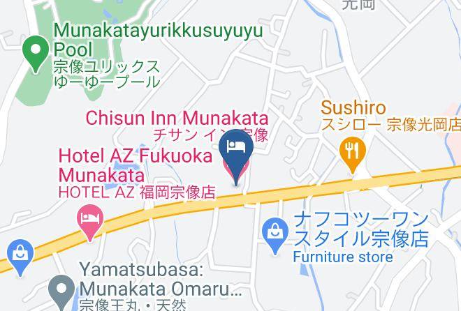 Munakata City - Chisun Inn Munakata Maps