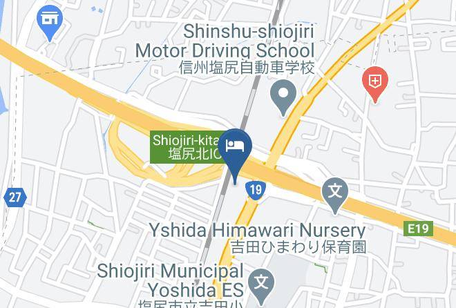 Shiojiri City - Chisun Inn Shiojiri Kita Inter Maps
