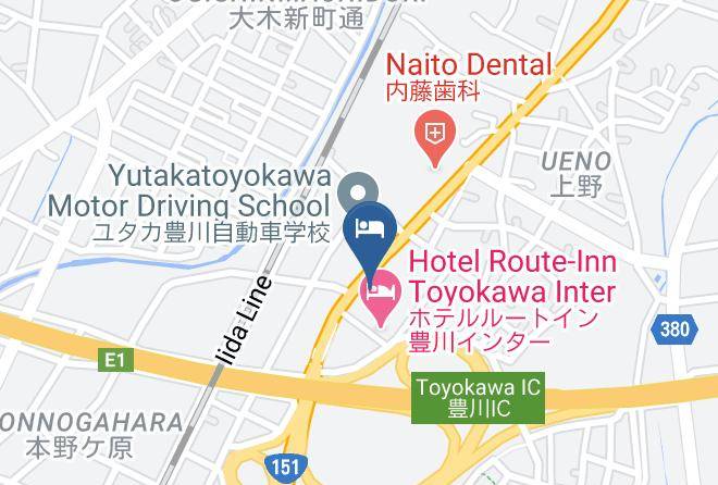 Toyokawa City - Chisun Inn Toyokawa Inter Maps