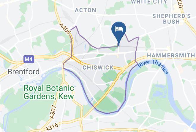 London - Chiswick Lodge Hotel Maps