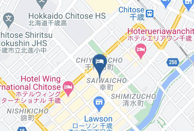 Chitose City - Chitose Dai Ichi Hotel Maps