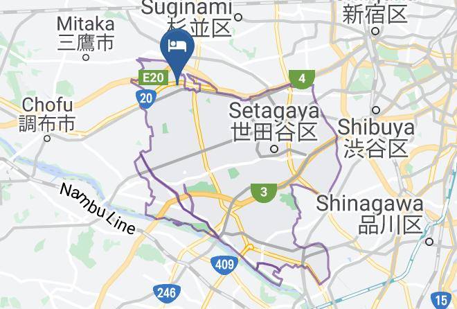 Setagaya Ward - Chitose Hotel Maps