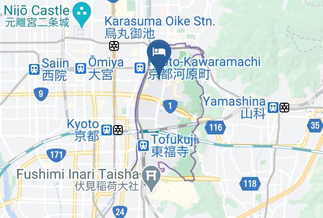 Kyoto City Higashiyama Ward - Chitose Inn Maps