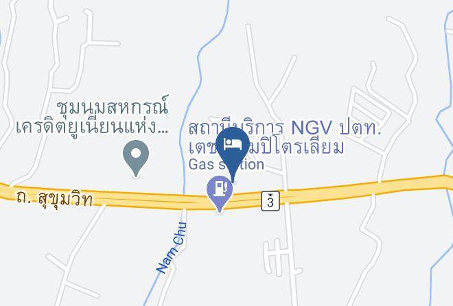 Amphoe Khlung - Chitrasom Resort Maps