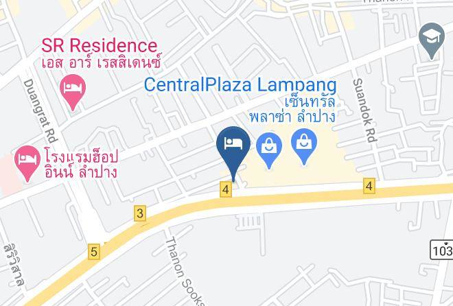 Amphoe Mueang Lampang - Chitrawadee Hotel Maps