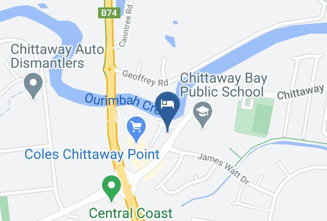 Central Coast - Chittaway Motel Maps