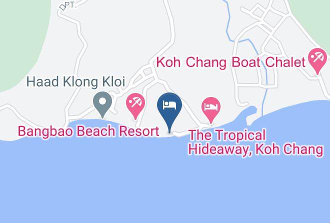 Amphoe Ko Chang - Chivapuri Beach Resort Maps