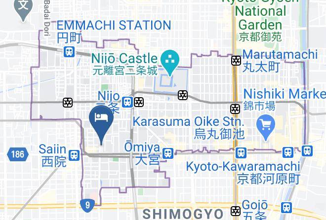 Kyoto City Nakagyo Ward - Chizuruan Kyoto Maps