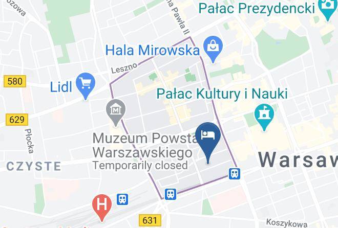 Warsaw - Chmielna Pkp Centralny Maps