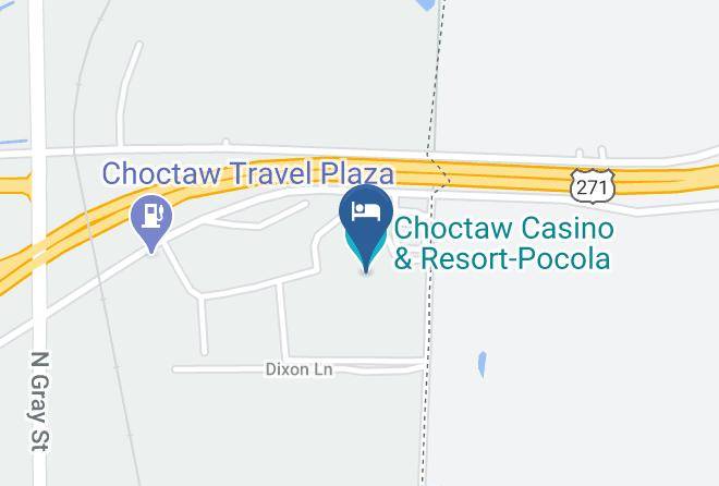 Le Flore - Choctaw Casino & Resort Pocola Maps