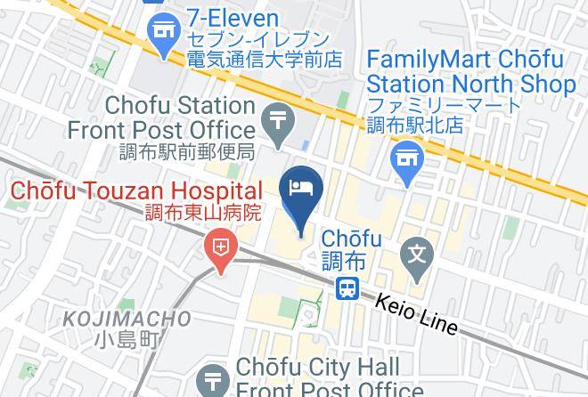 Chofu City - Chofu Creston Hotel Maps