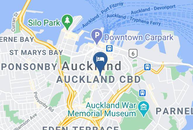 Auckland Auckland Central - Choice Backpackers Maps