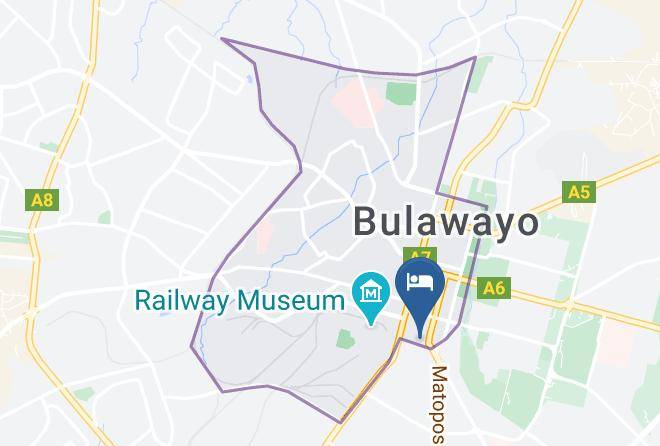 Bulawayo - Choice City Backpackers Maps