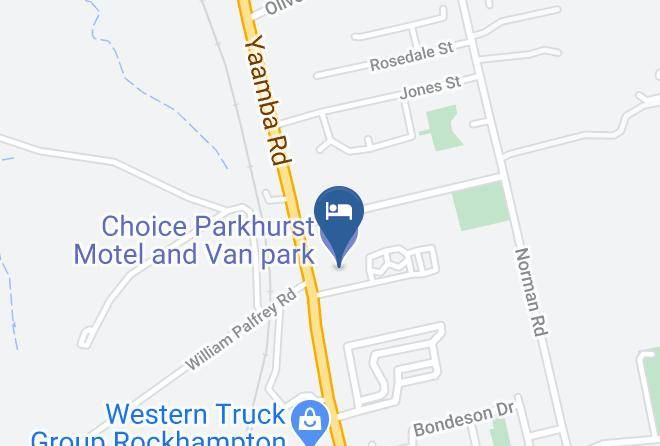 Rockhampton - Choice Parkhurst Motel And Van Park Maps