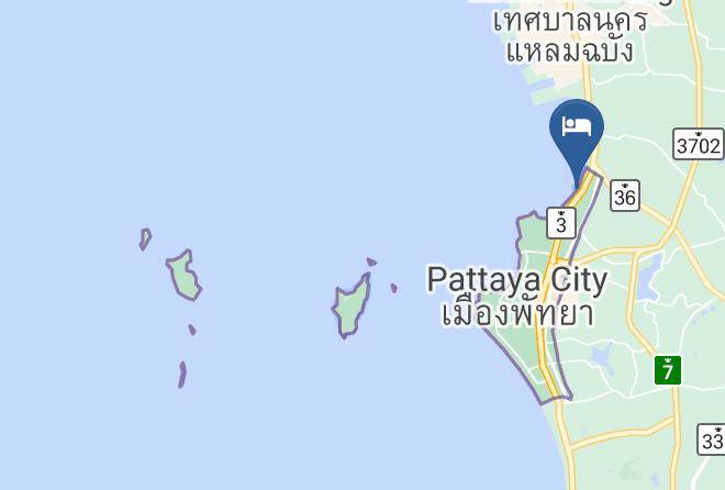 Cholchan Pattaya Beach Resort Map