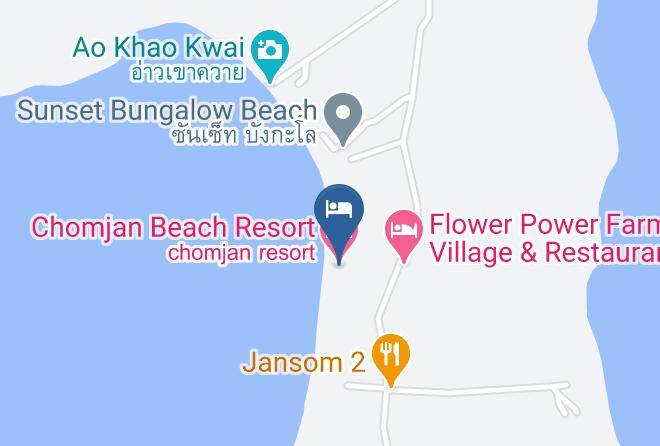 Mueang Ranong District - Chomjan Resort Maps