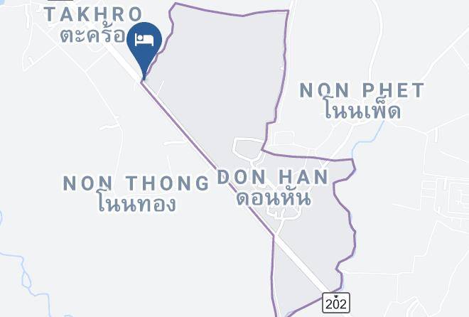 Amphoe Bua Yai - Chomna Resort Maps