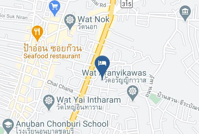 Mueang Chonburi District - Chon Inter Hotel Maps