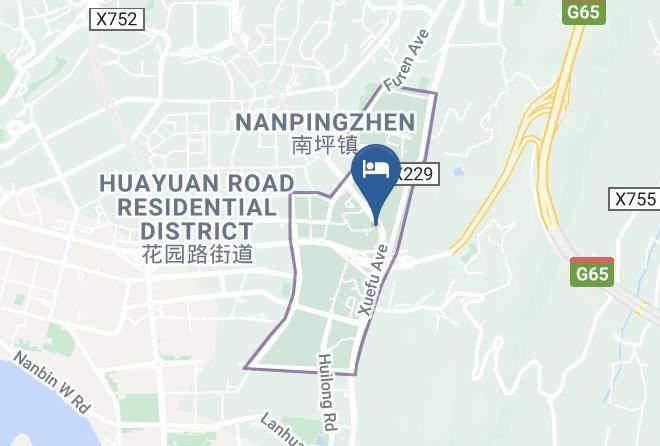 Nan An District - Chongqing Baidesi Hotel Wankai Maps