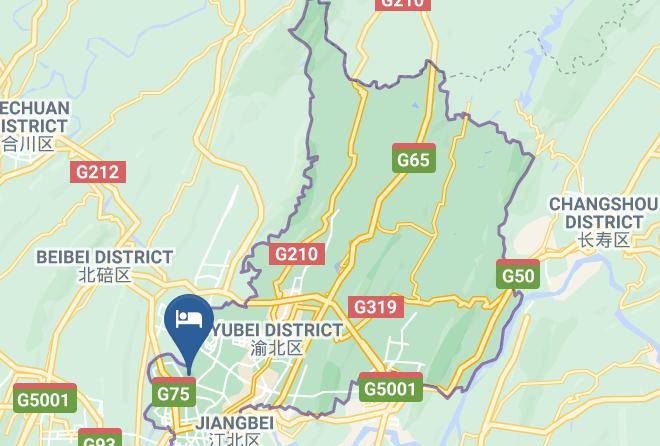 Yubei District - Chongqing Chaka Hotel Maps