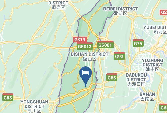 Bishan District - Chongqing Hailai Huijing Holiday Hotel Maps