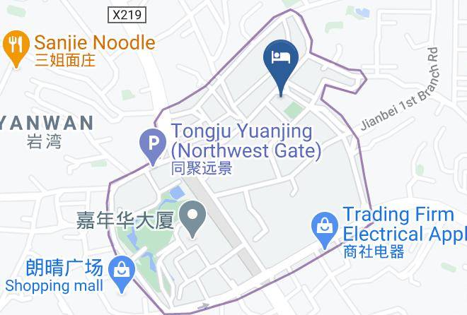 Jiangbei District - Chongqing Jiachao Hotel Maps