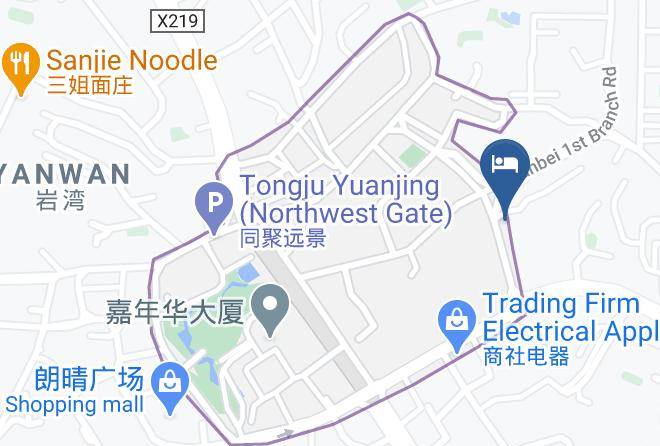 Jiangbei District - Chongqing Jisheng Hotel Maps
