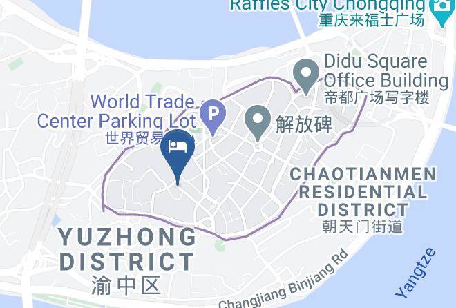 Yuzhong District - Chongqing Jixiang Hotel Maps