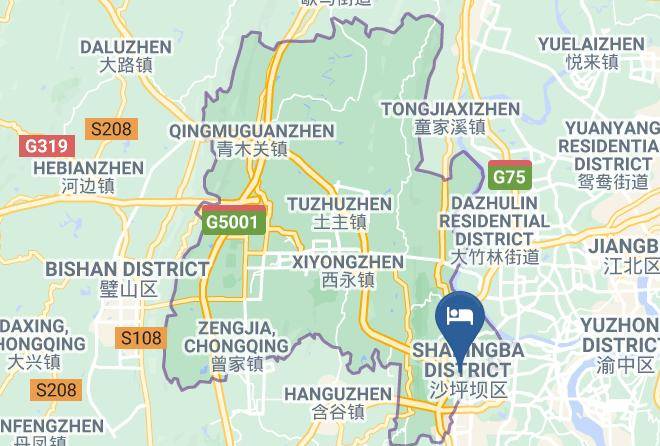 Chongqing Library Hotel Map