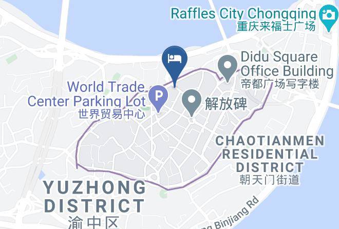 Yuzhong District - Chongqing Linfu Hotel Maps