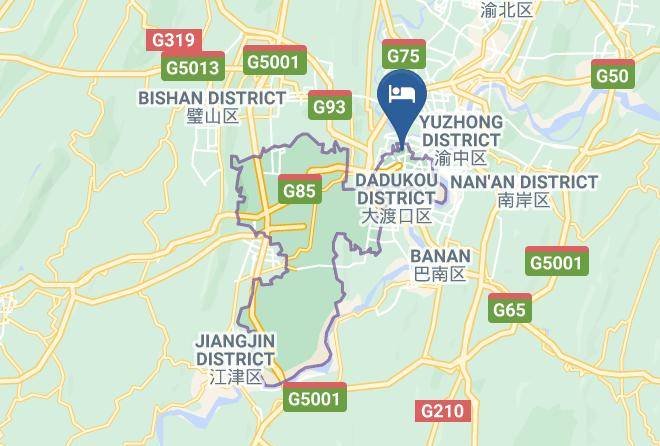 Chongqing New West Asia Hotel Map