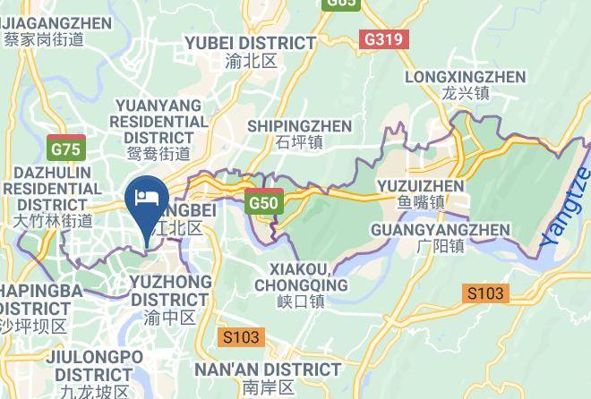 Jiangbei District - Chongqing Pinyi Express Hotel Maps