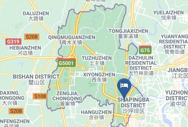 Shapingba District - Chongqing Ronghui Shangquanfang Hotel Maps