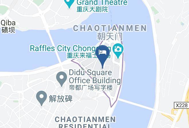 Yuzhong District - Chongqing Xingcheng Hotel Maps