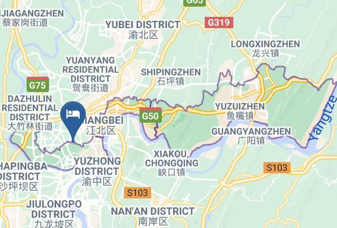 Jiangbei District - Chongqing Yabo Hotel Maps