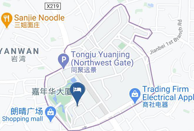 Jiangbei District - Chongqing Yueyou Hotel Jiangbei Saibo Branch Maps