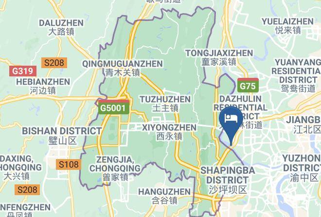 Shapingba District - Chongqing Zhuan Hotel Maps