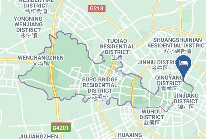 Chengdu - Chongyu Courtyard Boutique Hotel Maps