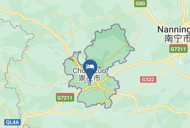 Chongzuo Tianhu Hotel Map