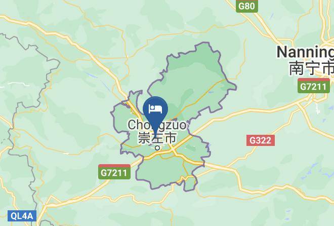 Chongzuo Zuojiang City Hotel Map