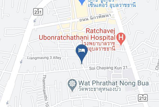 Amphoe Mueang Ubon Ratchathani - Chonlapan Place Hotel Maps